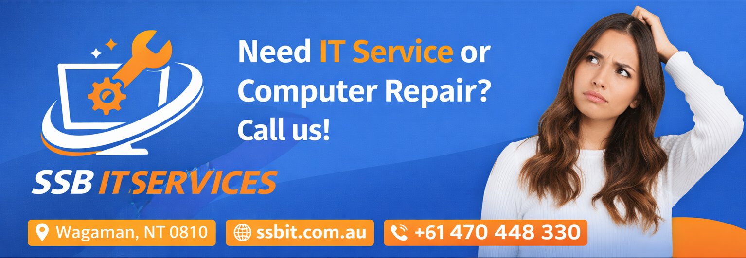 SSB IT Services — Need IT Service or Computer Repair? Visit ssbit.com.au or call +61 470 448 330