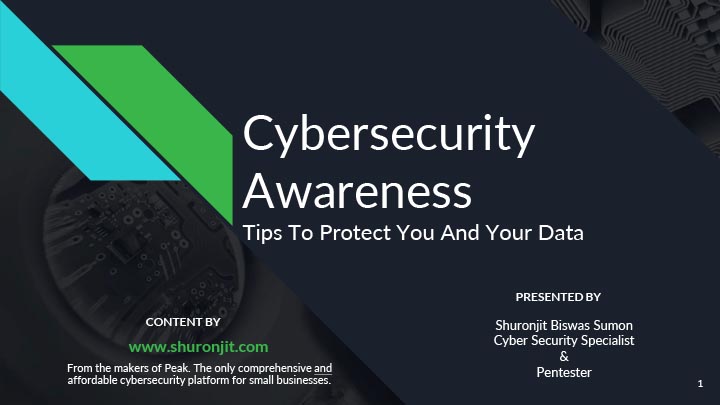Cybersecurity Awareness Tips To Protect You And Your Data