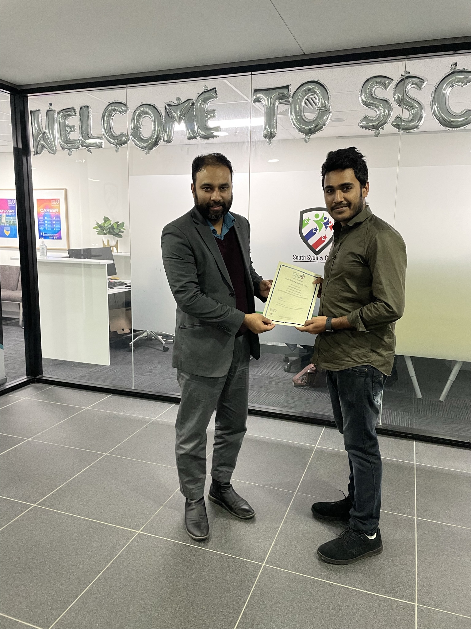 Got the Diploma Certificate from South Sydney College 